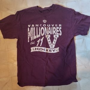 Vancouver Millionaires (Canucks) maroon shirt
